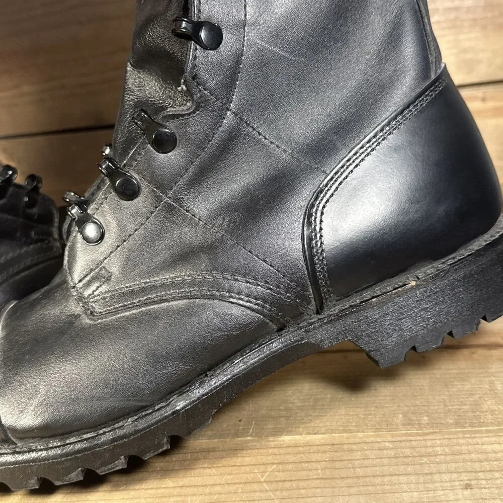 Mens Size 10.5 Corcoran Black Leather 1525 Field Jump  Black Leather Boots USA